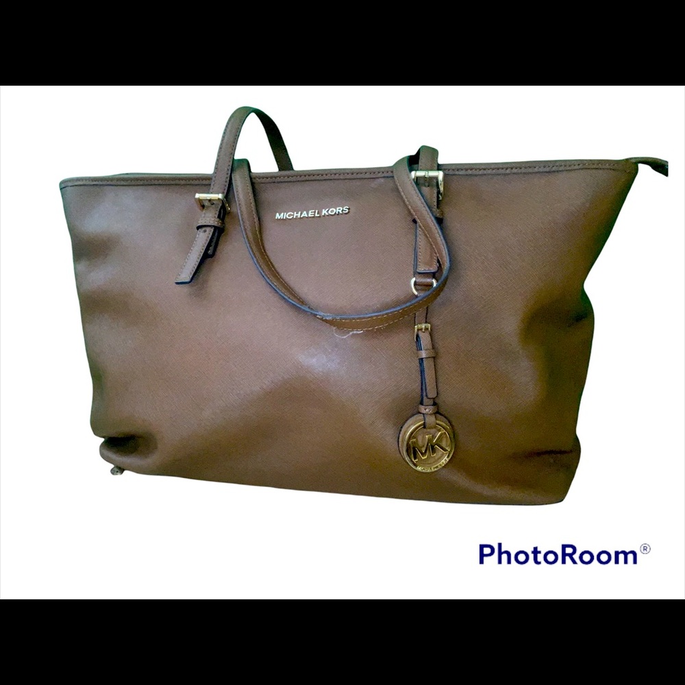 Michael Kors Jet Set Medium Brown Handbag/Tote